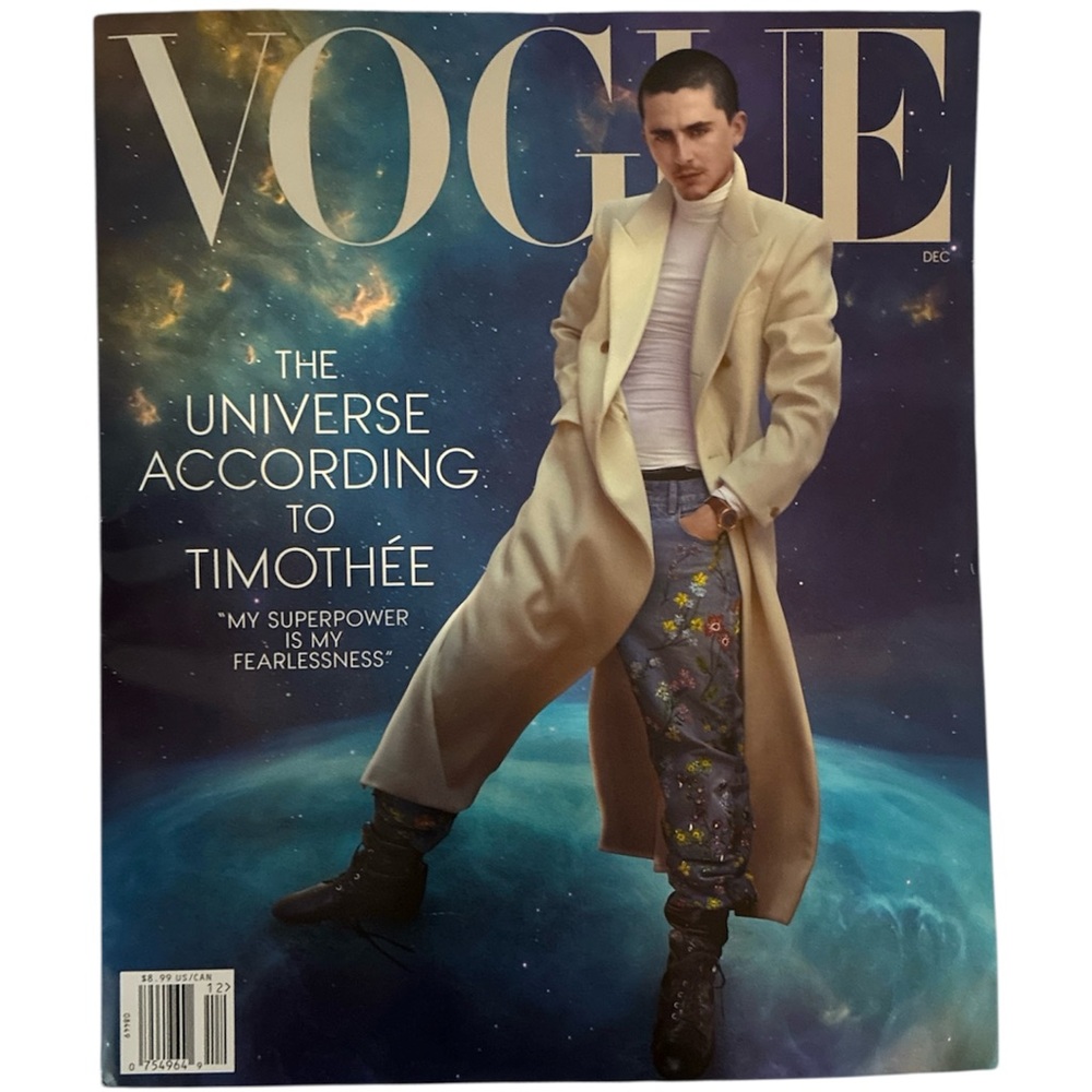 Vogue Magazine December 2025 The Universe According To Timothee